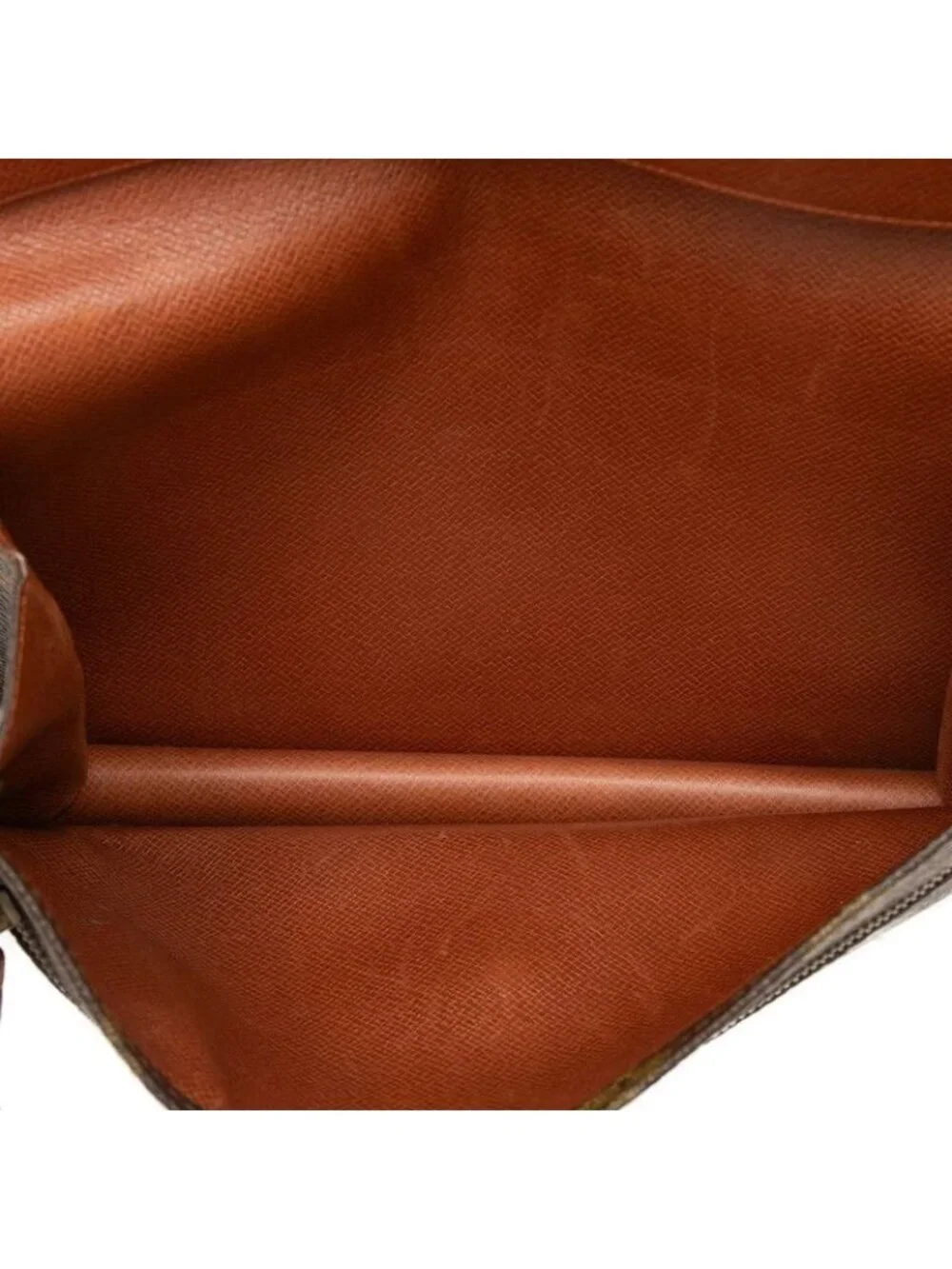 Louis Vuitton Monogram Pochette Lava 20 Pouch Clutch Brown Leather